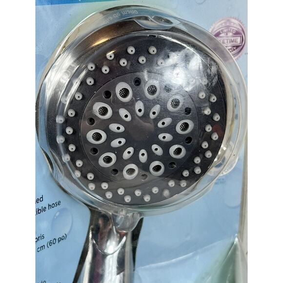 Boston Harbor 5 Spray Setting Handheld Showerhead Chrome NIB NOS - Picture 3 of 7